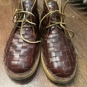 Clark’s + Bergdorf Goodman collaboration chukka boot size 11 men’s . Very rare Clarks Mens Chukka Boots Brown Nubuck Leather Gum Sole Size  main image 3